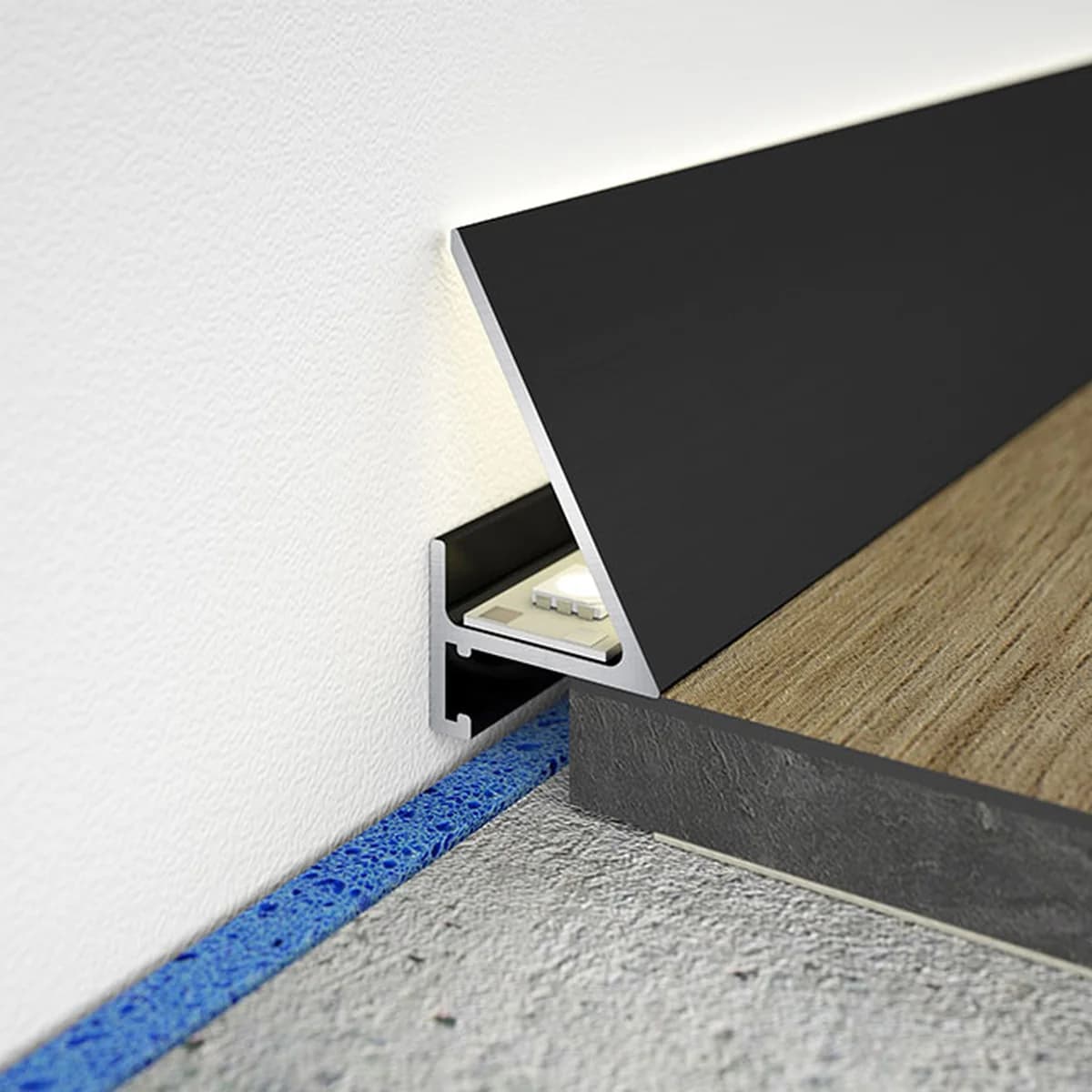 Grindjuostė Minileiste SLED16×5 juoda